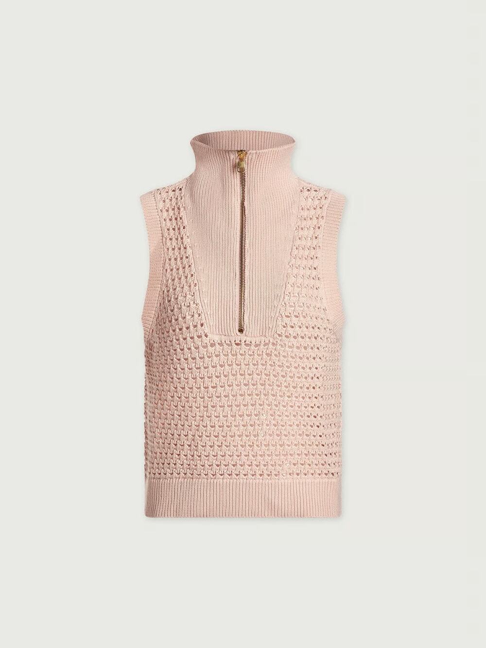 Varley Bains Half-Zip Knit Tank - M
